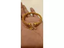 24k Gold Plated Handmade Bangles Studded Crystal Stone