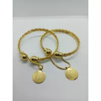 24K Gold Plated Handmade Stylish Bangle