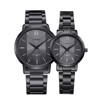SINOBI Fashion Casual Pair Watches Top Luxury Men Simple Watch Waterproof Couple Quartz Wristwatches Relogio Masculino #S9819G/L.