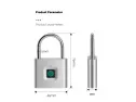 New Design Zinc Alloy Electronic Lock Easy Control Keyless Door Lock S..
