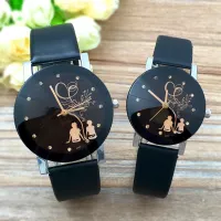 Wholesaler cheap cute pair watches for couples popular casual quartz couple watches are big and sma romantic couple watches