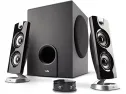 Cyber Acoustics Ca-3602ffp 2.1 Speaker Sound System With Subwoofer And Control Pod - Great For Music, Movies, Multimedia Pcs, Macs, Laptops And Gaming Systems