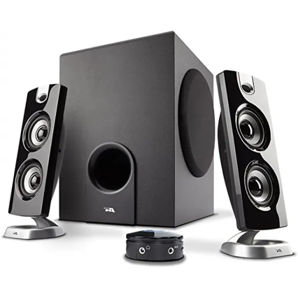 Cyber Acoustics Ca-3602ffp 2.1 Speaker Sound System With Subwoofer And..