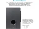 Cyber Acoustics Ca-3602ffp 2.1 Speaker Sound System With Subwoofer And Control Pod - Great For Music, Movies, Multimedia Pcs, Macs, Laptops And Gaming Systems