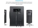 Cyber Acoustics Ca-3602ffp 2.1 Speaker Sound System With Subwoofer And Control Pod - Great For Music, Movies, Multimedia Pcs, Macs, Laptops And Gaming Systems