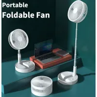 Portable Desk Fan,Foldable Fan Pedestal Stand Floor Fan Adjustable Height