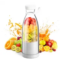 Electric Juicer Portable Smoothie Blender Usb Rechargeable Mixer Fruit Machine Personal Shakes Cup Bottle