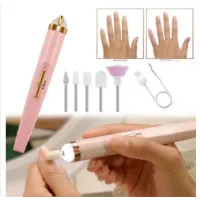 Electric Nail Tool with LED Light Mill Cutter Art Sanding File Gel Polish Remover Drill Machine