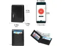Smart Cc Anti-lost Bluetooth Wallet Tracker & Finder Gps Position Location Slim Wallets For Men Minimalist Mens Money Clip Wallet Credit Card Holder Gifts With Box…