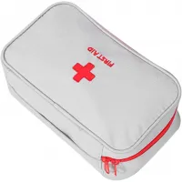 Empty Medicine Pills Storage Box Organizer First Aid Kit Medicine Box Portable Waterproof Outdoor Travel Medical Multi-Pocket Medicine Pouch Medical Supplies Organizer Bag First Aid Bag Travel Medicine Bag Cosmetic Organizer Portable Kit