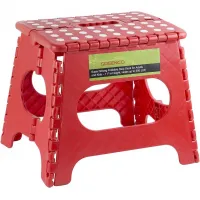 Pack of 2 Plastic Multi Purpose Folding Step Stool Home Train Outdoor Storage Foldable Bathroom Children's Bench Portable Stool Folding Step Stool Foldable Plastic Portable Small Chair