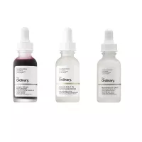 Niacinamide 10% + Zinc 1% 30ml + Peeling Solution 30ml AHA 30% + BHA 2% and Hyaluronic Acid 2% + B5 - 30ml BUNDLE