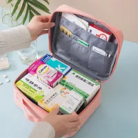 Portable First Aid Medical Kit, Travel Outdoor Camping Useful Mini Medicine Storage Bag, Camping Emergency Survival Bag, Pill Case, Good Luck Kit