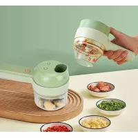 4 In 1 Handheld Electric Vegetable Cutter Chopper