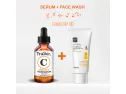 Truskin Vitamin C Serum With Senana Marina Gold Fullerene Cleanser