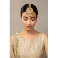 22k Handmade Gold Plated Kundan Tikka