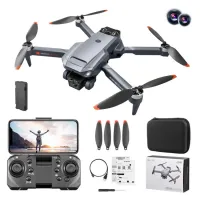 K818 MAX Brushless Motor Drone 4K HD Aerial 5 Lens Obstacle Avoidance RC Quadcopter with 1 Battery - Black