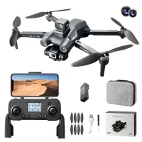 i8 MAX Brushless Aircraft Drone GPS Positioning 4K Obstacle Avoidance 5G WIFI RC Quadcopter with 1 Battery - Black