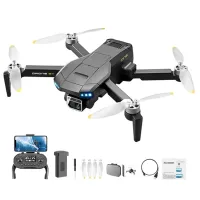 LSRC S+ GPS Precise Positioning One-key Return Drone HD Camera WiFi FPV Anti-shake Quadcopter RC Toy
