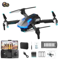 X6 PRO RC Drone with Dual Camera Lens, Remote Control 3-Way Obstacle Avoidance Aerial Photography Smart Hover Quadcopters.