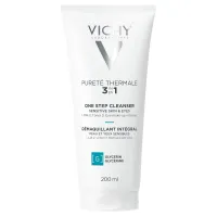 Vichy Purete Thermale One Step Facial Cleanser, Multi Purpose Face Wash, Toner & Makeup Remover 125 ml