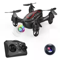 DROCON Hacker Drone, RC Quadcopter Micro Mini Drone with 720P HD Camera, Headless Mode, Easy to Trim, 360 Degree Flip