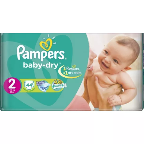 Shop Baby Dry Pampers [pack Of 40 Diapers Size 2 Small 3-6 Kg) Online Sale