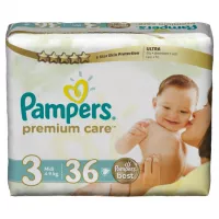 Pampers Premium Care [Medium Size 3 for 4-9 Kg, 36 Diapers Pack) Online Shop