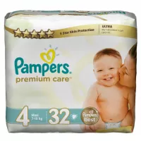 Pampers Premium Care [Size 4 for 7-18 Kg) 32 Diapers Pack Online Sale Pakistan 