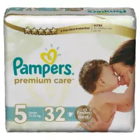 Pampers Premium Care [Size 5 Junior 11-25 Kg, 32 Diapers Pack) Sale in Pakistan