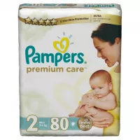 Pampers Premium Care [Small Size 2 for 3-6 Kg, 80 Diapers) Online Shop