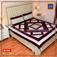buy patch work bed sheet online