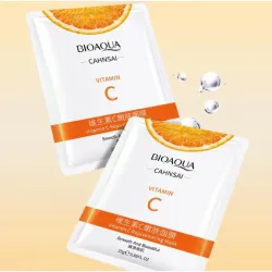 BIOAQUA Cahnsai Vitamin C Masker Rejuvenation Face Sheet Mask (Pack of 7)