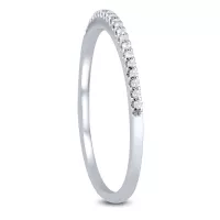 Original Diamond Wedding Band in 10K White Gold Online Shopping in Pakistan