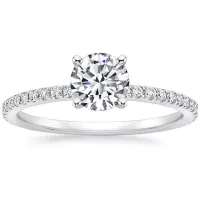 Online Solitaire Cubic Zirconia Engagement Ring Shopping in Pakistan