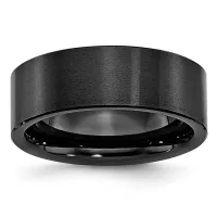 Buy Online Perfect Jewelry Ceramic Flat Brushed Band in Pakistan