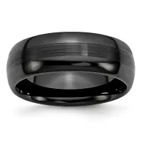 Best Online Ceramic Black Brushed and Polished Band Available Online in Pakistan