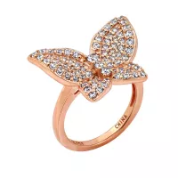 Buy Original DIAMONBLISS Swarovski Zirconia Butterfly Ring Online in Pakistan