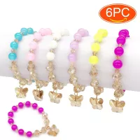 Buy Online Butterfly Pendant Beaded Bracelet at Cheap Prices in Pakistan