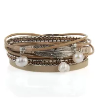 Imported Pearl Wrap Cuff Bangle Online Shopping in Pakistan