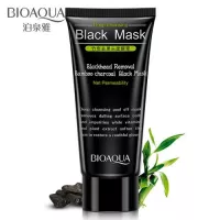 Bioaqua Black Mask Nose Acne Blackhead Remover Peel Mud Deep Cleaning Anti Aging Facial Mask,(2.11 oz)