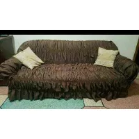 Stitched sofa covers in jecard available online 5 seater