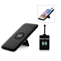 Buy Best Quality Qi Wireless Charger with Micro USB Receiver Kit for all Smartphones Selling online at shoppingate in Pakistan