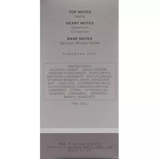 Hugo boss clearance sensual woody notes